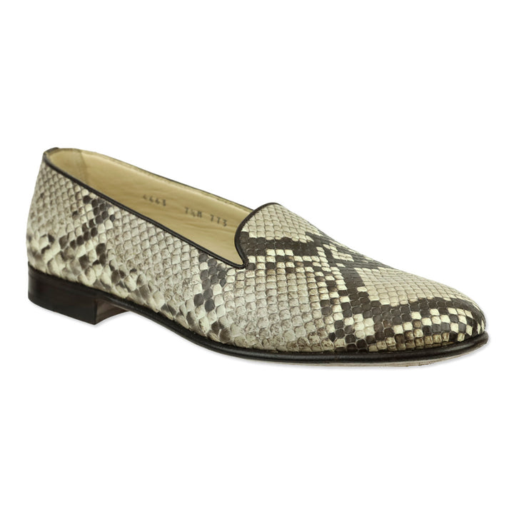 Gravati Snakeskin Python Slip-On Loafers