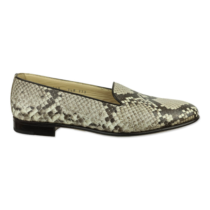 Gravati Snakeskin Python Slip-On Loafers