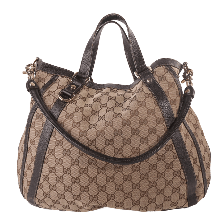 Gucci Abbey Medium GG Canvas Convertible Tote Bag