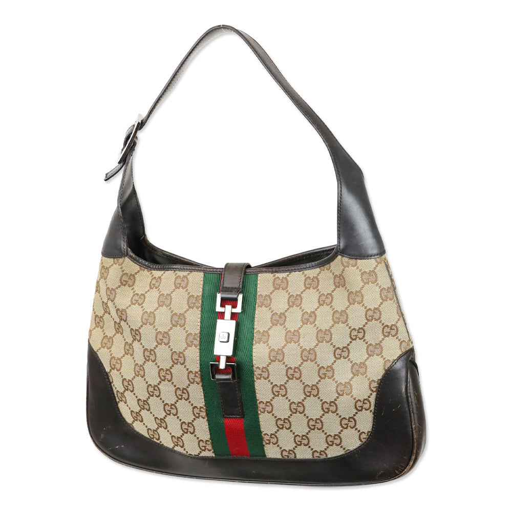 Gucci 1961 GG Supreme Canvas Jackie Hobo Bag