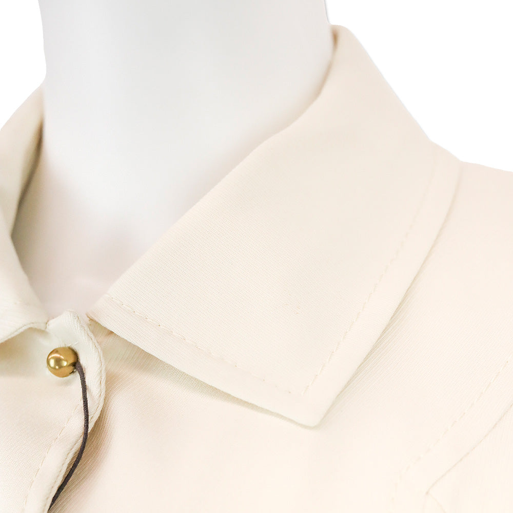 Gucci 2013 Cream Ribbed Trench Coat