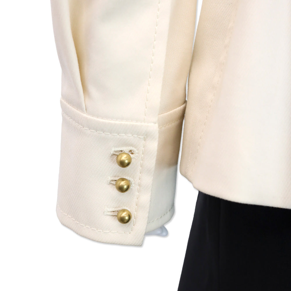 Gucci 2013 Cream Ribbed Trench Coat