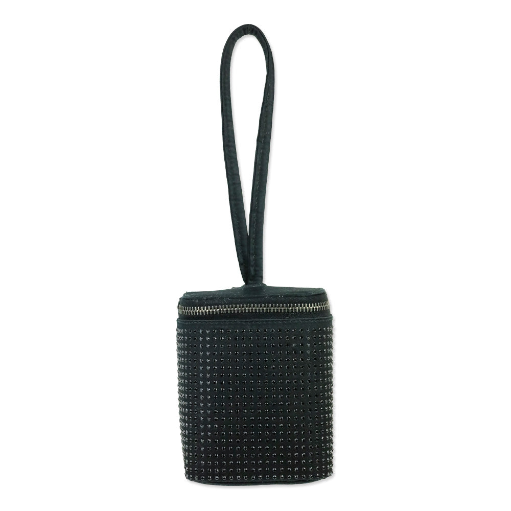 Gucci 20th Century Crystal Studded Satin Vanity Case