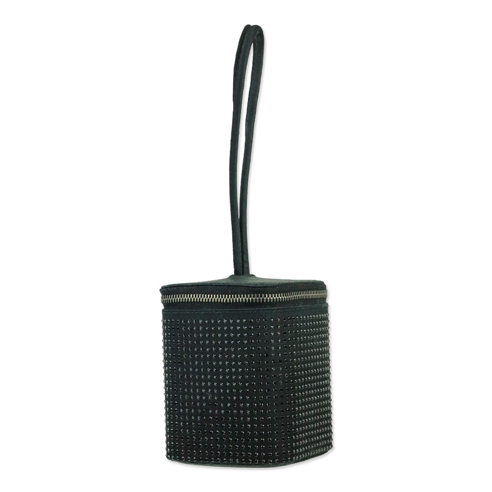 Gucci 20th Century Crystal Studded Satin Vanity Case