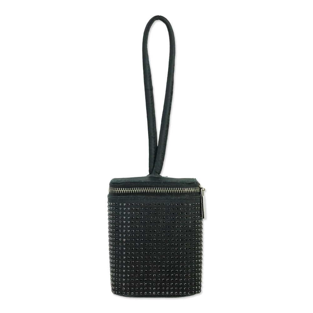 Gucci 20th Century Crystal Studded Satin Vanity Case
