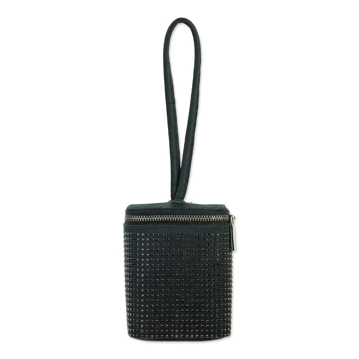 Gucci 20th Century Crystal Studded Satin Vanity Case
