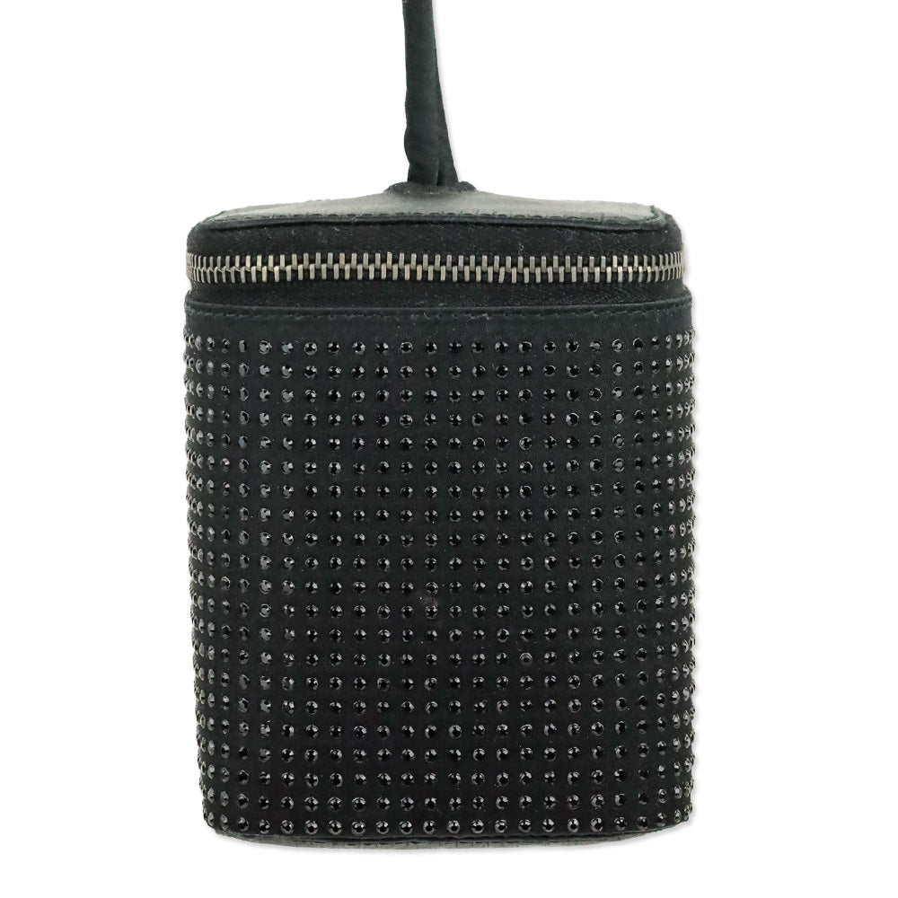 Gucci 20th Century Crystal Studded Satin Vanity Case