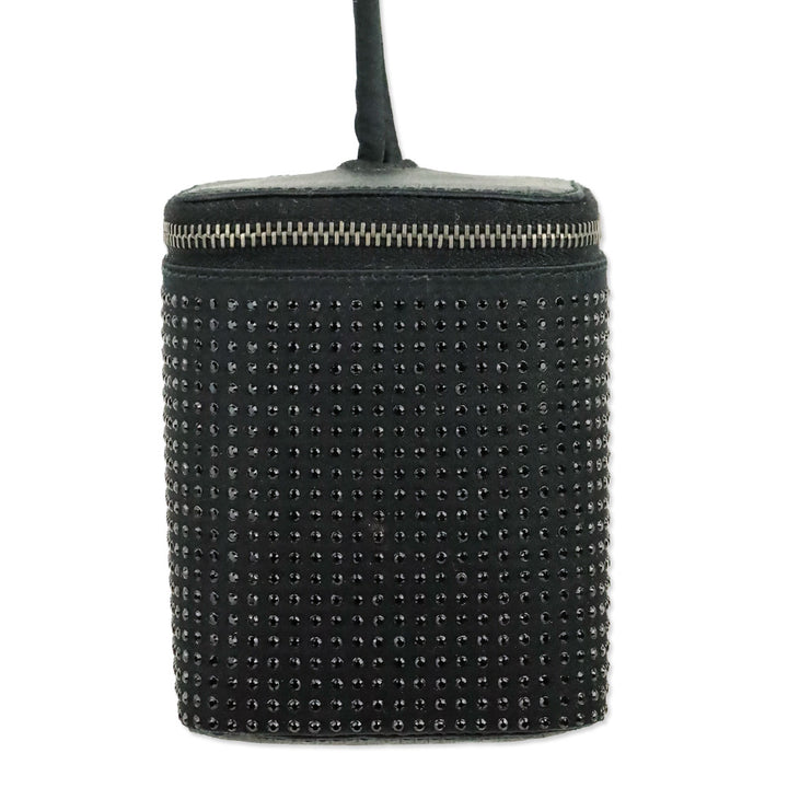 Gucci 20th Century Crystal Studded Satin Vanity Case