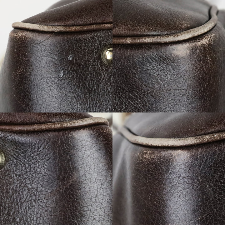 Gucci Bamboo Horsebit Canvas Tote