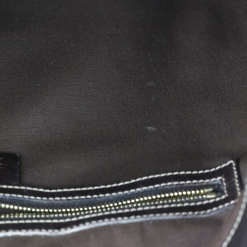 Gucci Bamboo Horsebit Canvas Tote