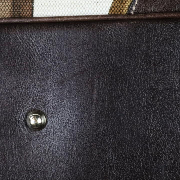 Gucci Bamboo Horsebit Canvas Tote