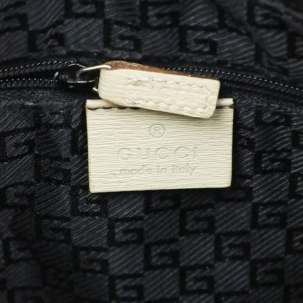 Gucci Beige Textured Leather Hobo Shoulder Bag