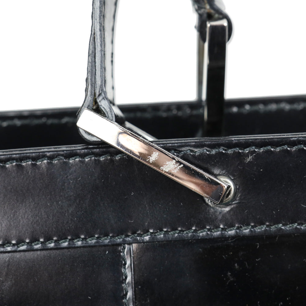 Gucci Black Buffed Leather 1961 Jackie Tote