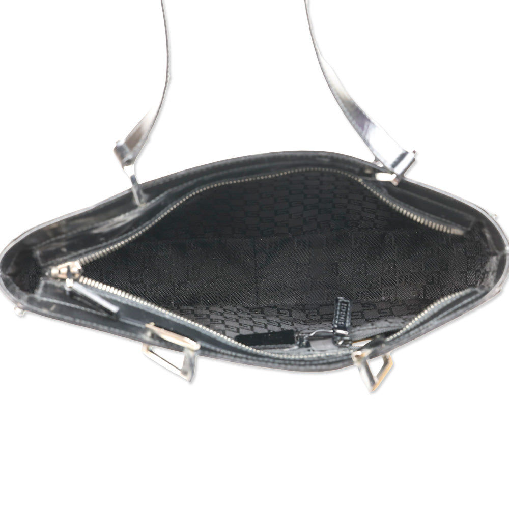 Gucci Black Buffed Leather 1961 Jackie Tote