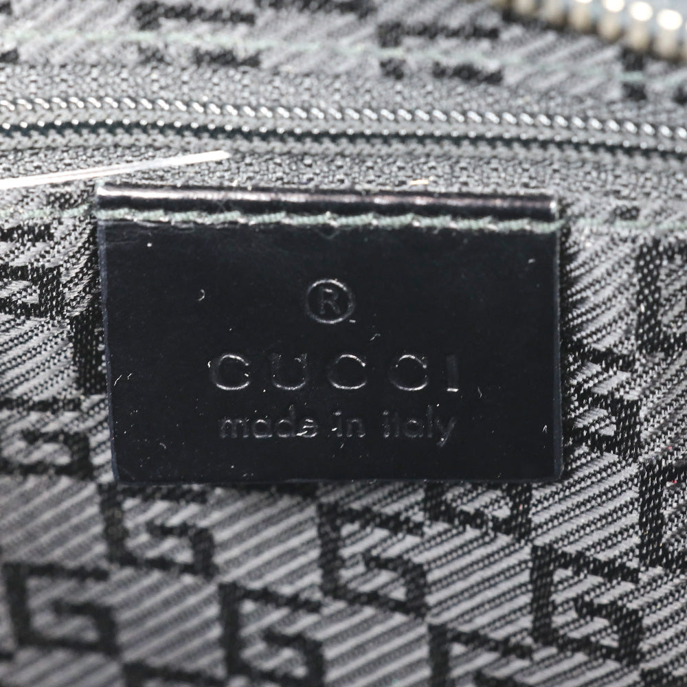Gucci Black Buffed Leather 1961 Jackie Tote