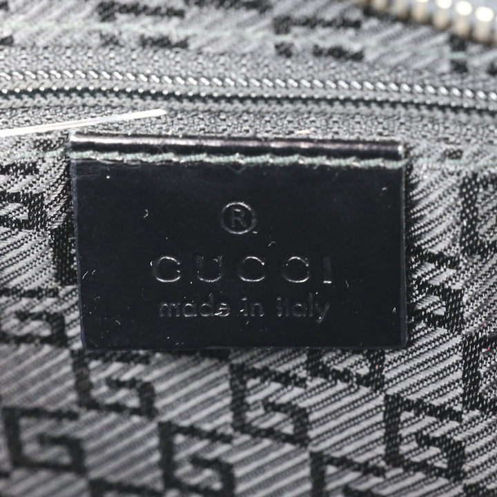 Gucci Black Buffed Leather 1961 Jackie Tote