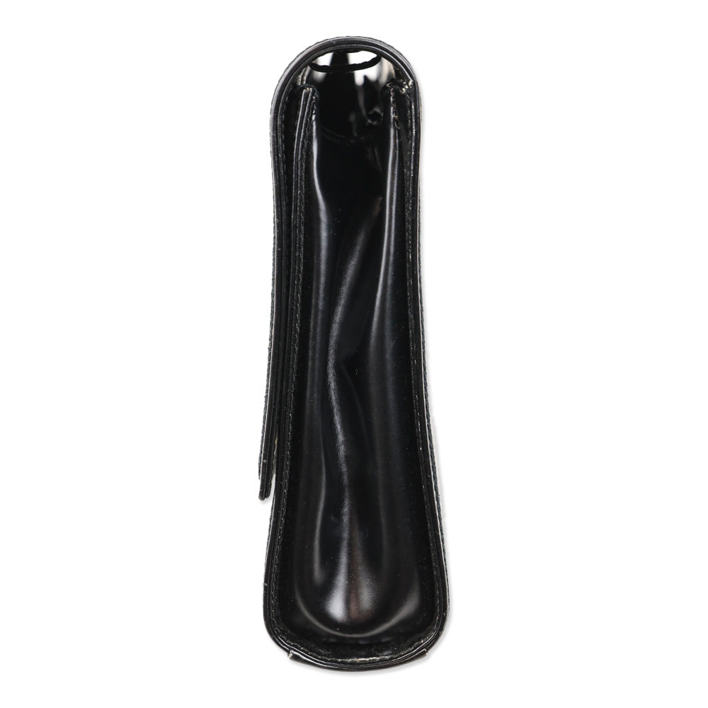 Gucci Black Buffed Leather Clutch