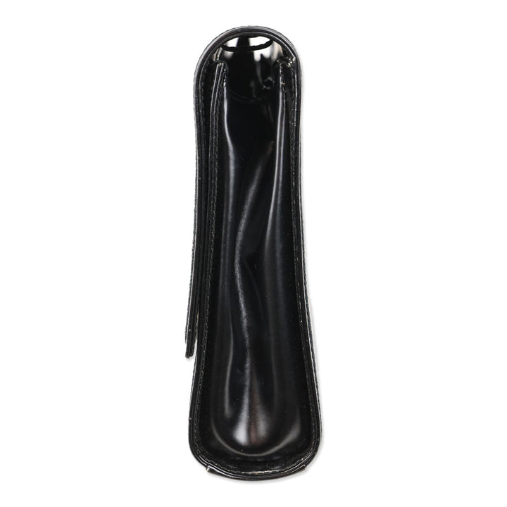Gucci Black Buffed Leather Clutch