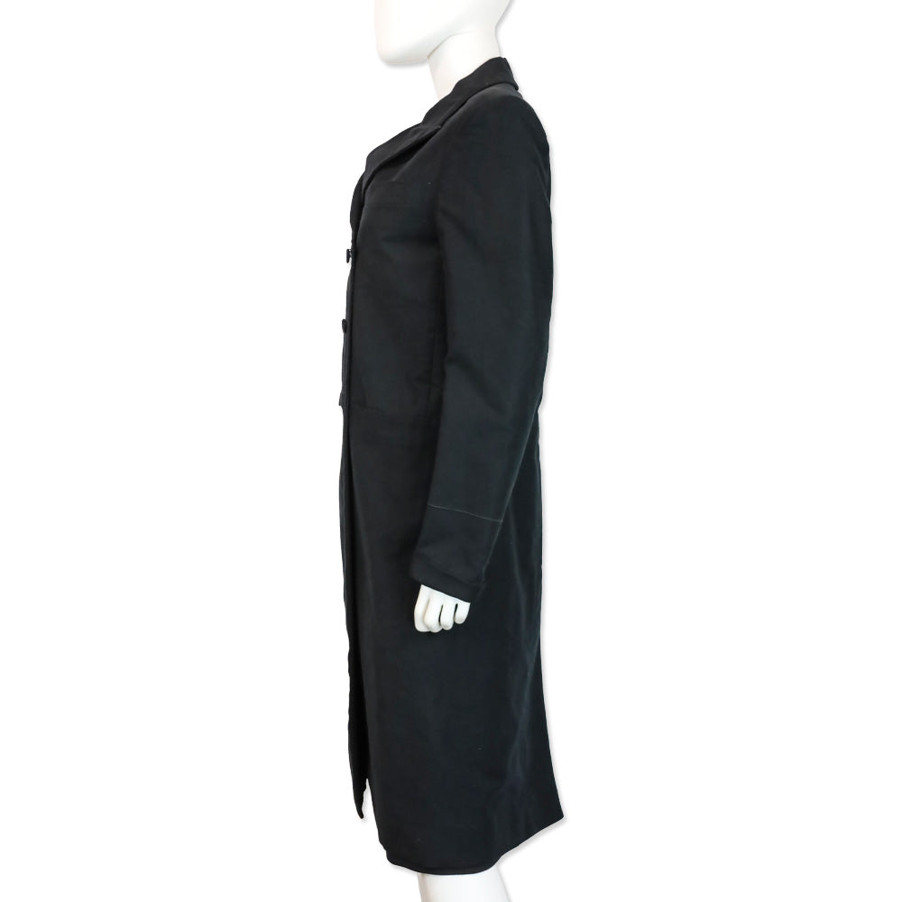 Gucci Black Double-Breasted Overcoat