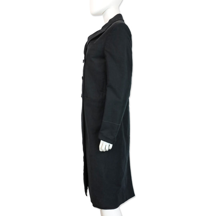Gucci Black Double-Breasted Overcoat