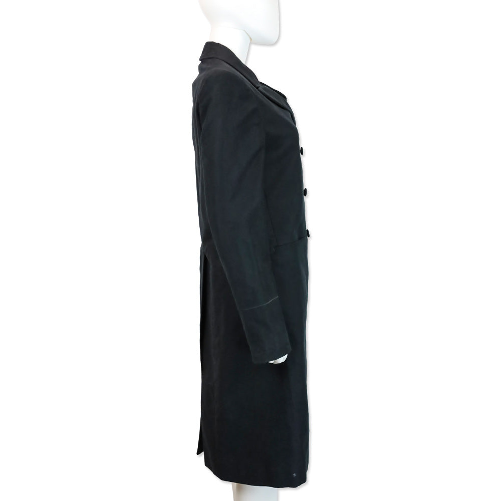Gucci Black Double-Breasted Overcoat