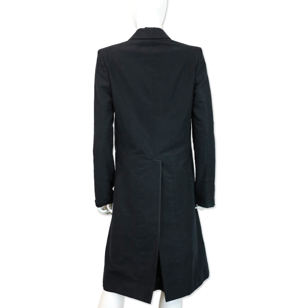Gucci Black Double-Breasted Overcoat