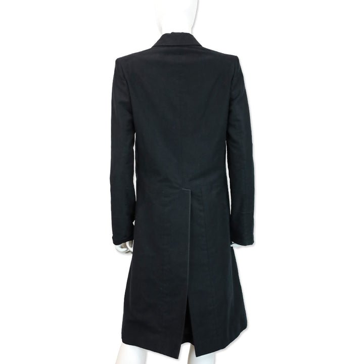 Gucci Black Double-Breasted Overcoat