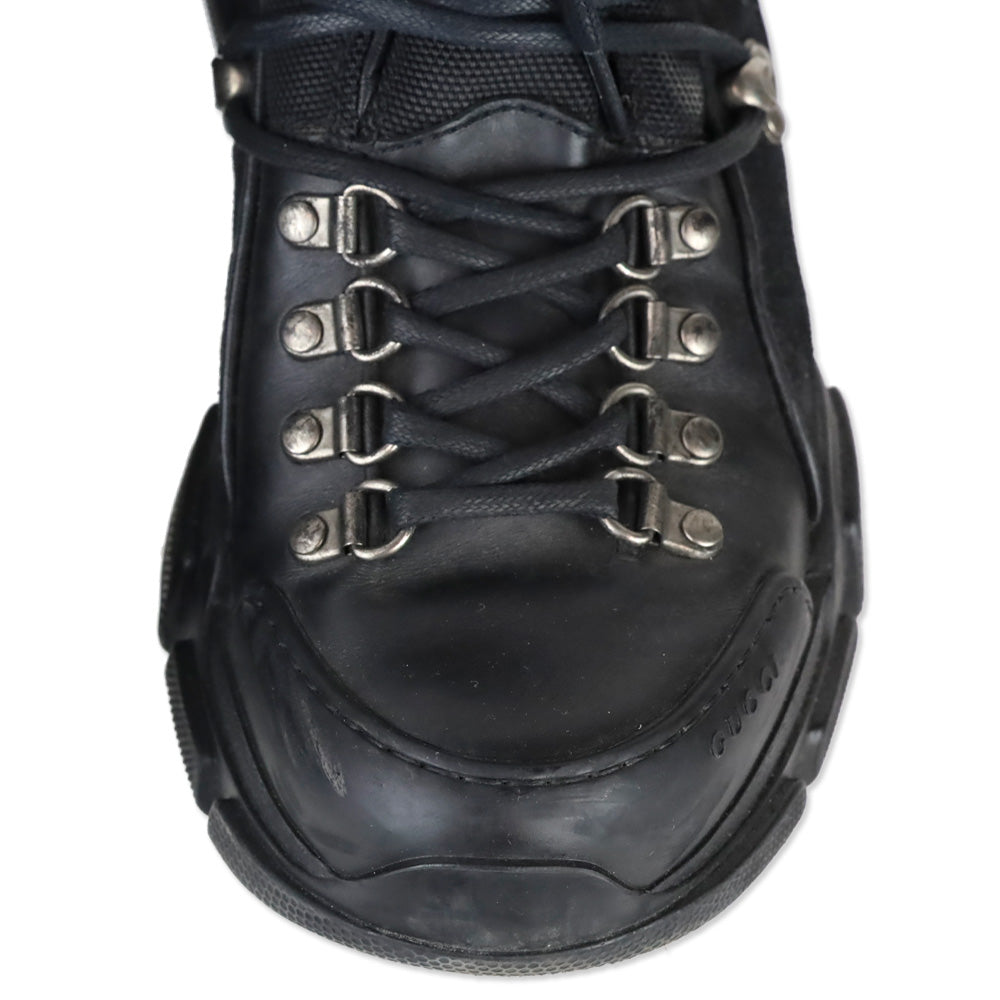 Gucci Black Flashtrek High-Top Hiking Boots