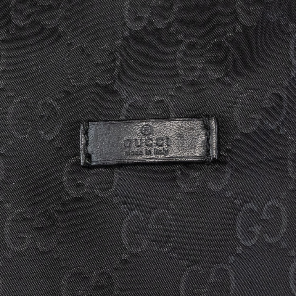 Gucci Black GG Canvas Large Tote Bag