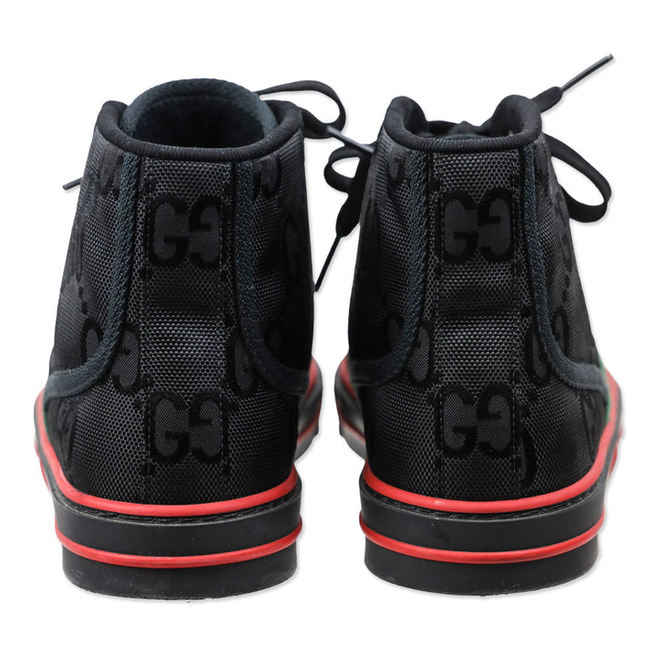 Gucci Black GG Canvas Tennis 1977 Off the Grid High Top Sneaker