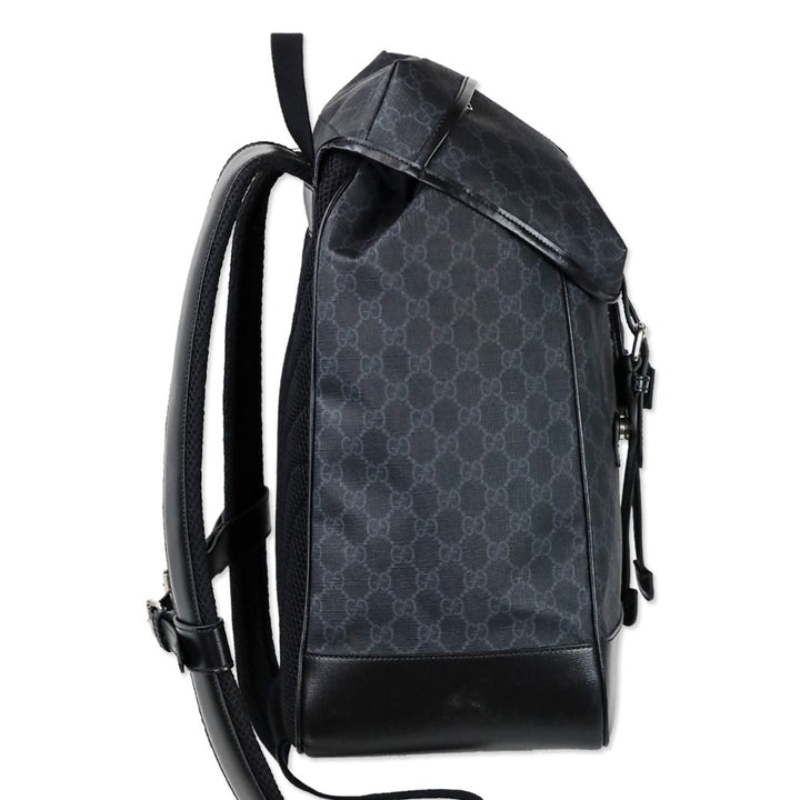Gucci Black GG Supreme Coated Canvas Backpack