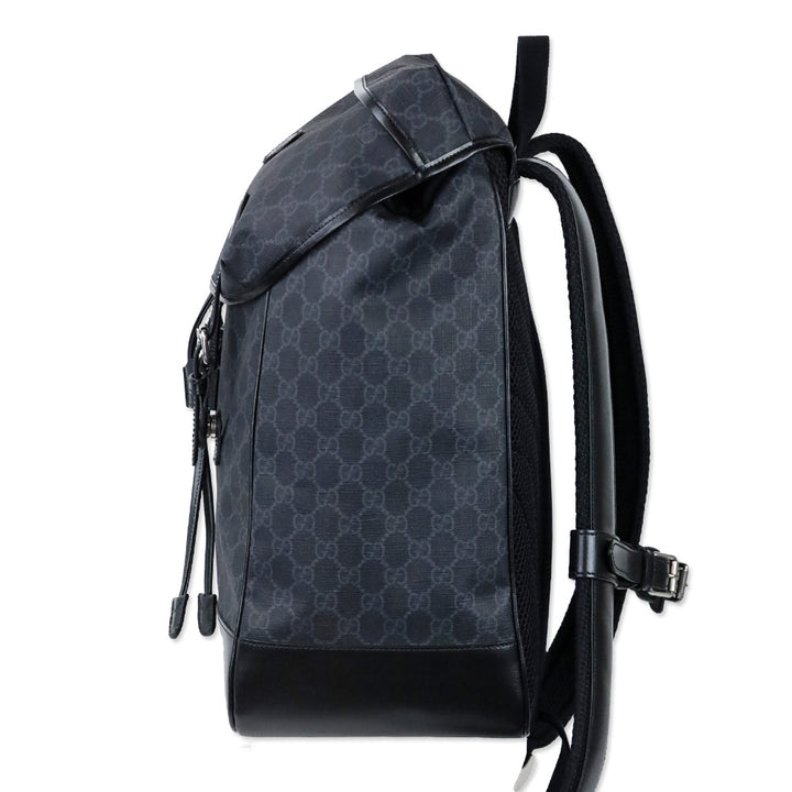 Gucci Black GG Supreme Coated Canvas Backpack