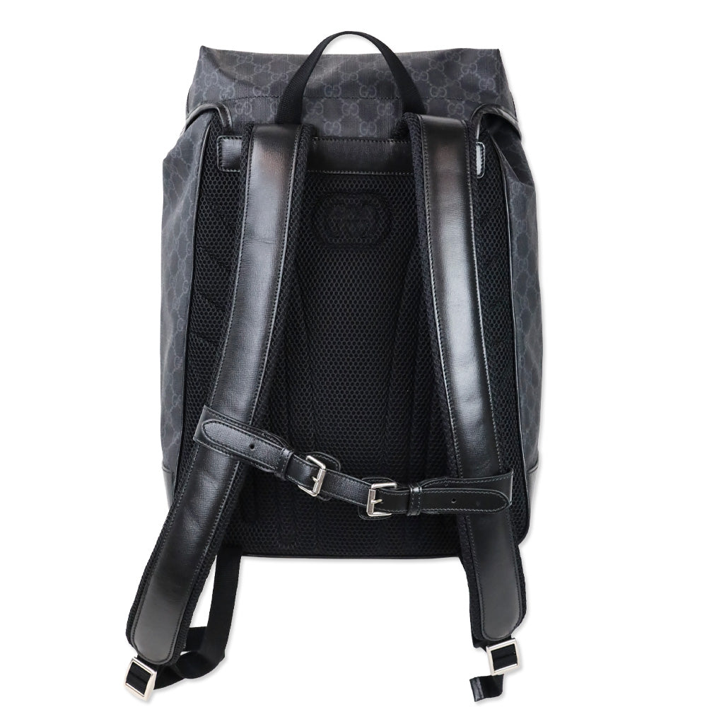 Gucci Black GG Supreme Coated Canvas Backpack