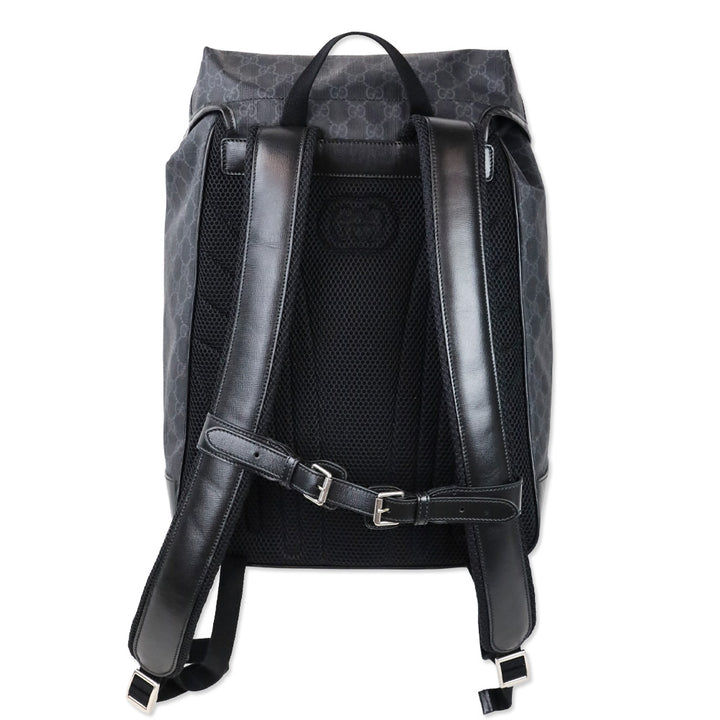 Gucci Black GG Supreme Coated Canvas Backpack