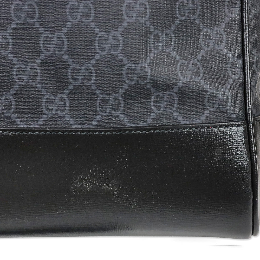 Gucci Black GG Supreme Coated Canvas Backpack