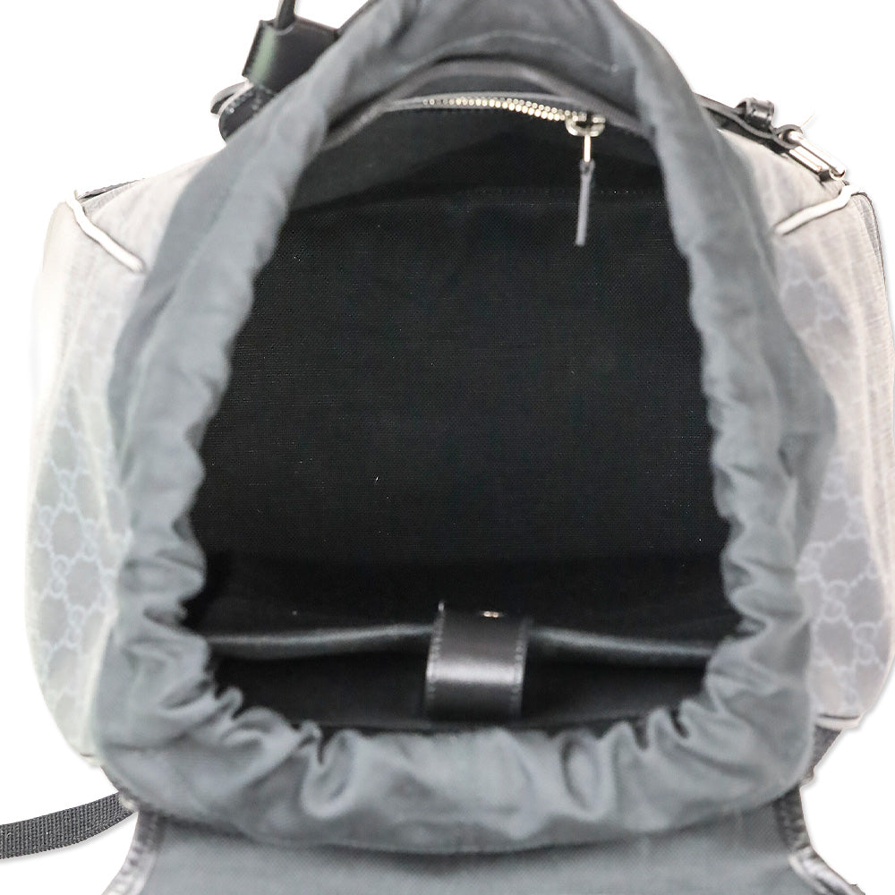 Gucci Black GG Supreme Coated Canvas Backpack