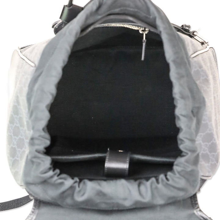 Gucci Black GG Supreme Coated Canvas Backpack