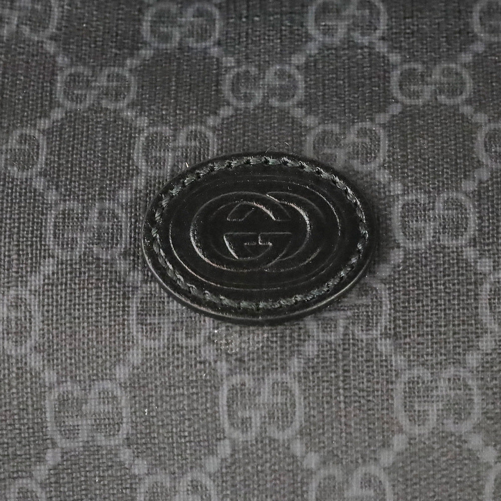 Gucci Black GG Supreme Coated Canvas Backpack