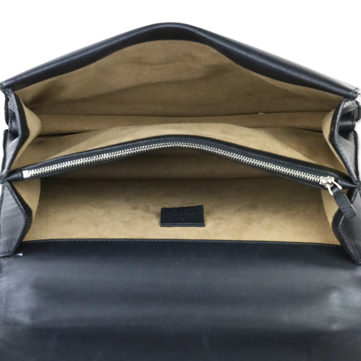 Gucci Black GG Supreme Dionysus Arabesque Medium Shoulder Bag