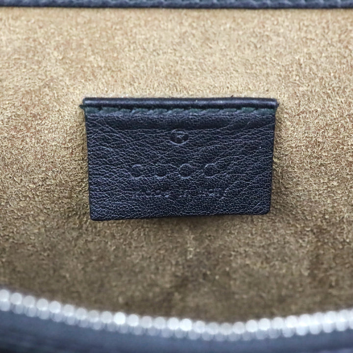 Gucci Black GG Supreme Dionysus Arabesque Medium Shoulder Bag