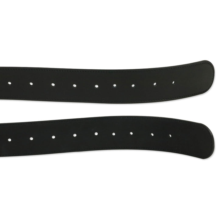 Gucci Black Leather GG Marmont Wide Belt