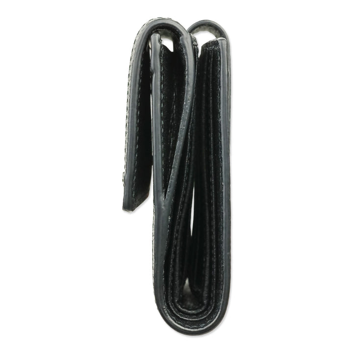 Gucci Black Leather Web Ophidia French Wallet