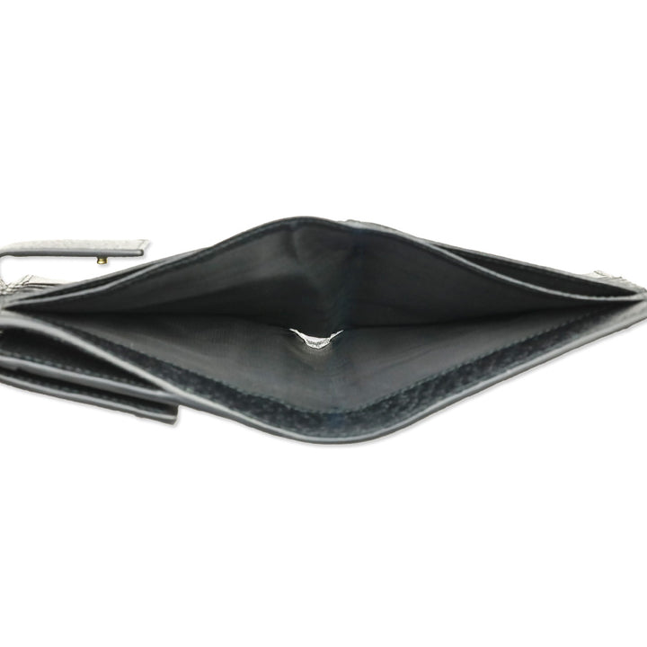 Gucci Black Leather Web Ophidia French Wallet