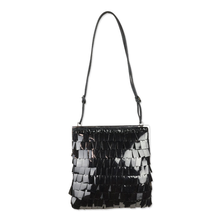 Gucci Black Sequin Square Mini Frame Bag