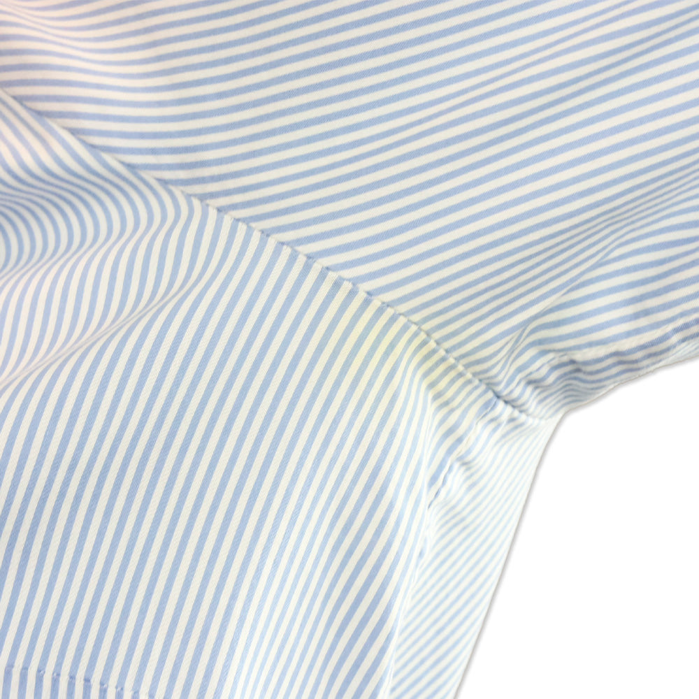 Gucci Blue/White Striped Stretch Cotton Button Up Shirt
