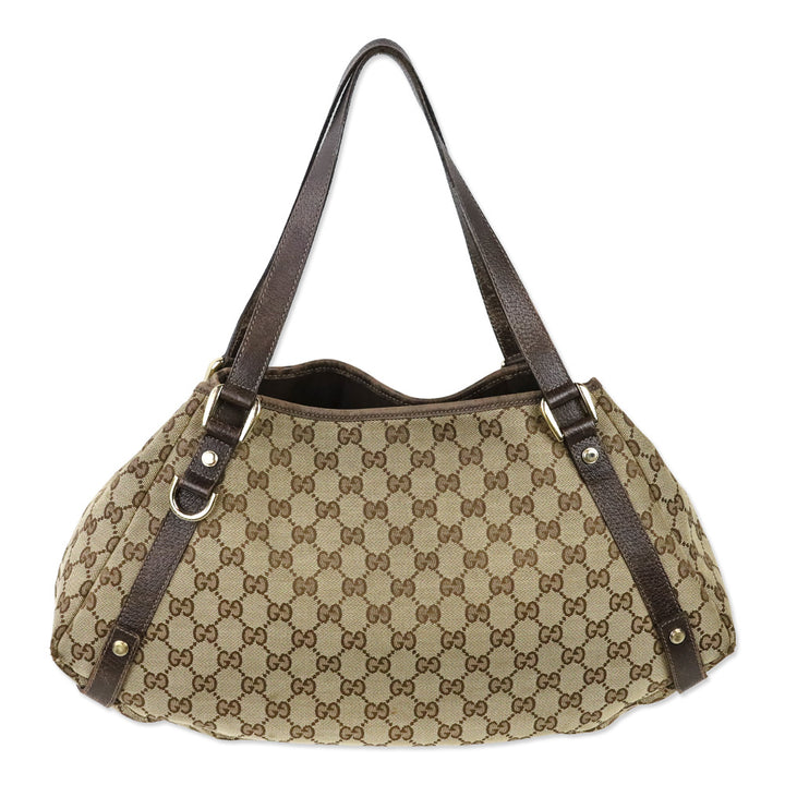 Gucci Brown GG Canvas Medium Abbey Tote
