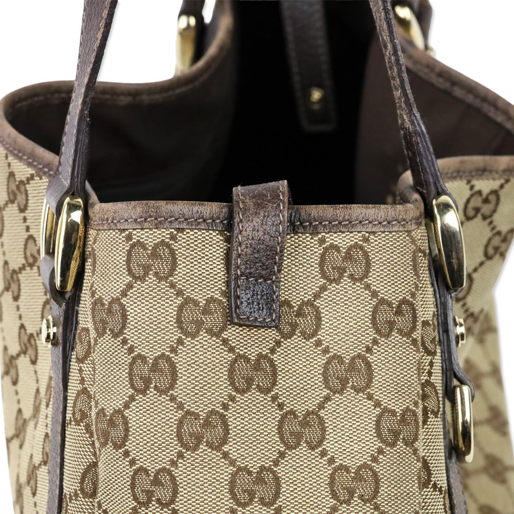 Gucci Brown GG Canvas Medium Abbey Tote