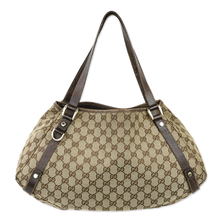 Gucci Brown GG Canvas Medium Abbey Tote