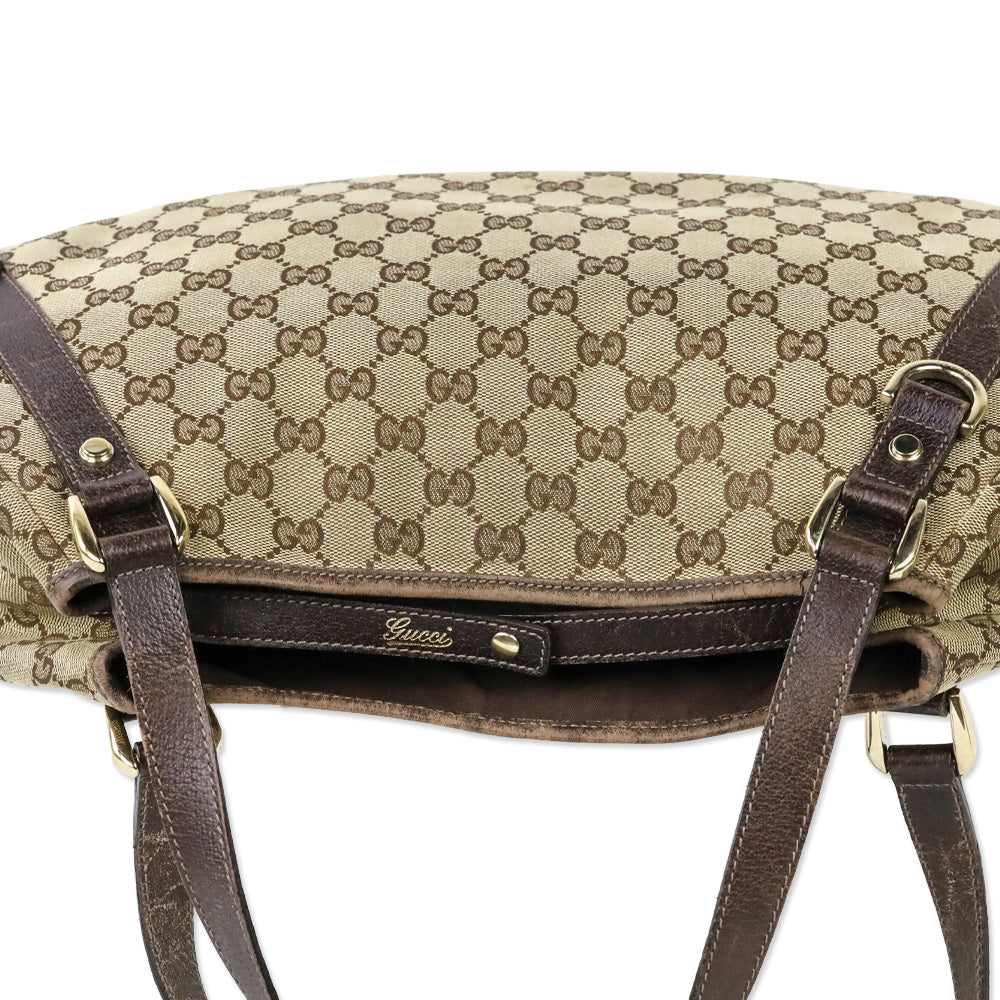 Gucci Brown GG Canvas Medium Abbey Tote