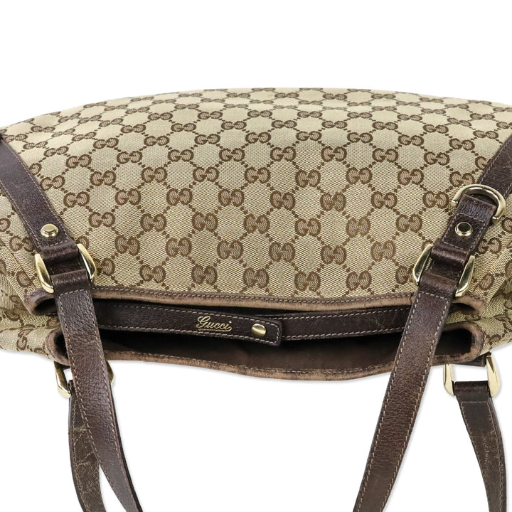 Gucci Brown GG Canvas Medium Abbey Tote